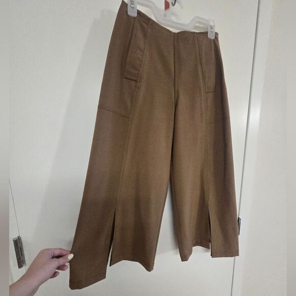 Sympli The Beat Crop Wide Leg Split Pants - Picture 11 of 13